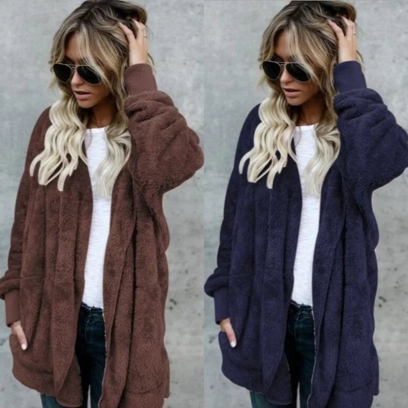 Sudadera de lana de 12 colores, cárdigans largos, Otoño I...