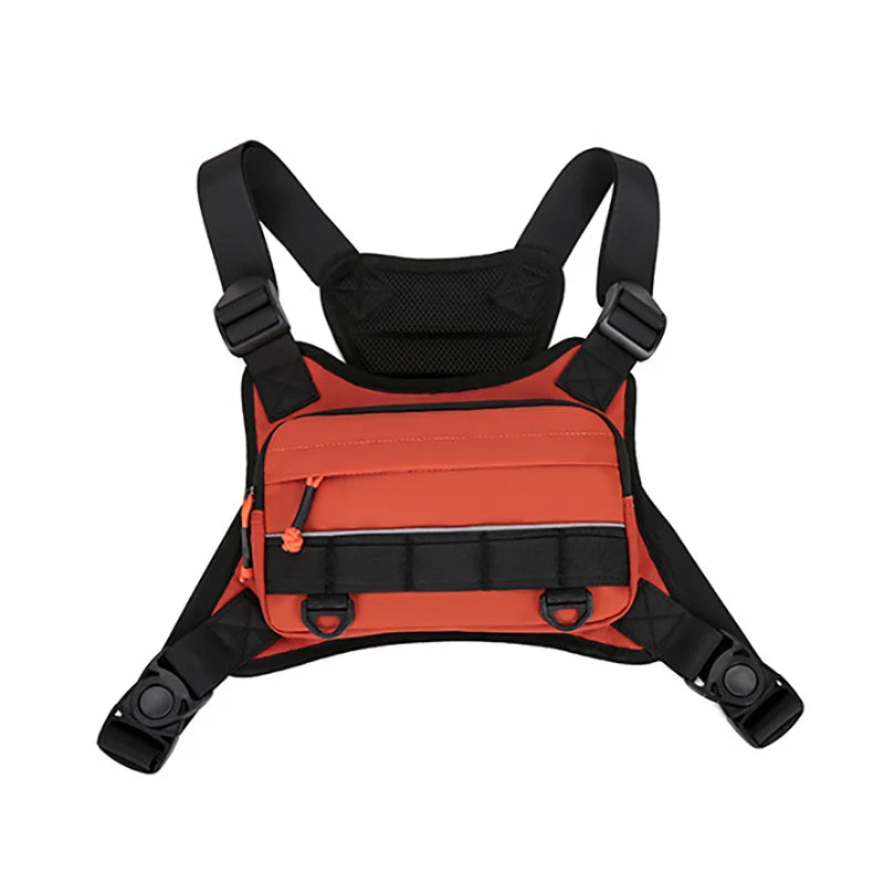 Bolsa de Pecho Frontal, Chaleco de Camping, Mochila para ...