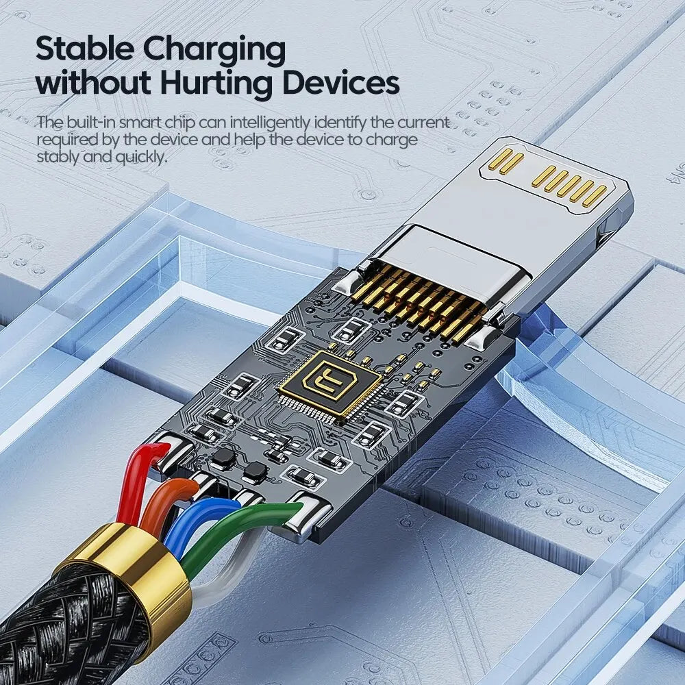 Cable Carga Rápida Toocki PD 20W USB-C a Lightning - Carga Segura