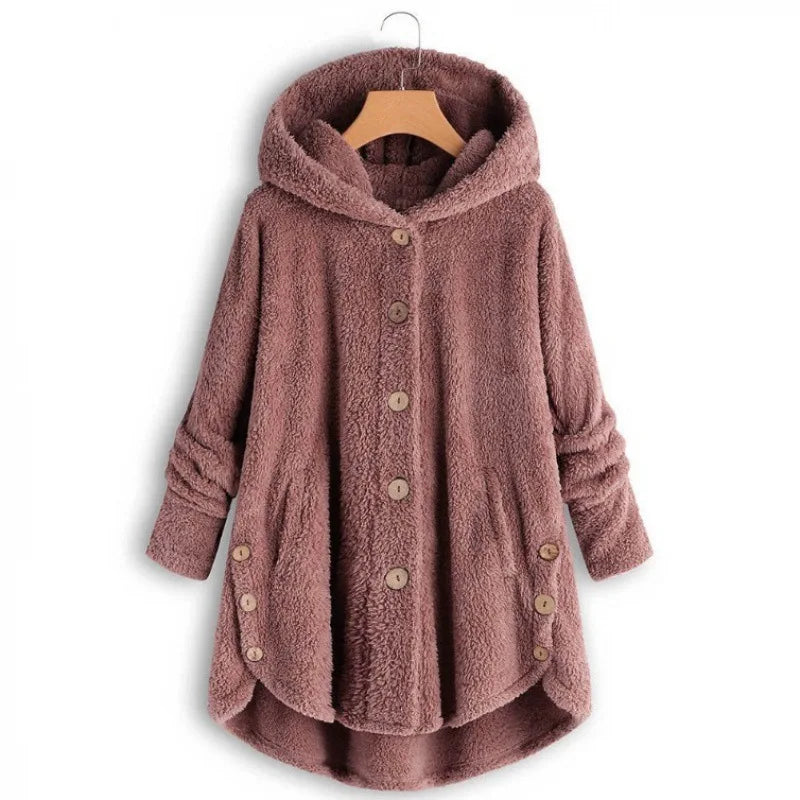 Abrigo de otoño e invierno para mujer, abrigo cálido de o...