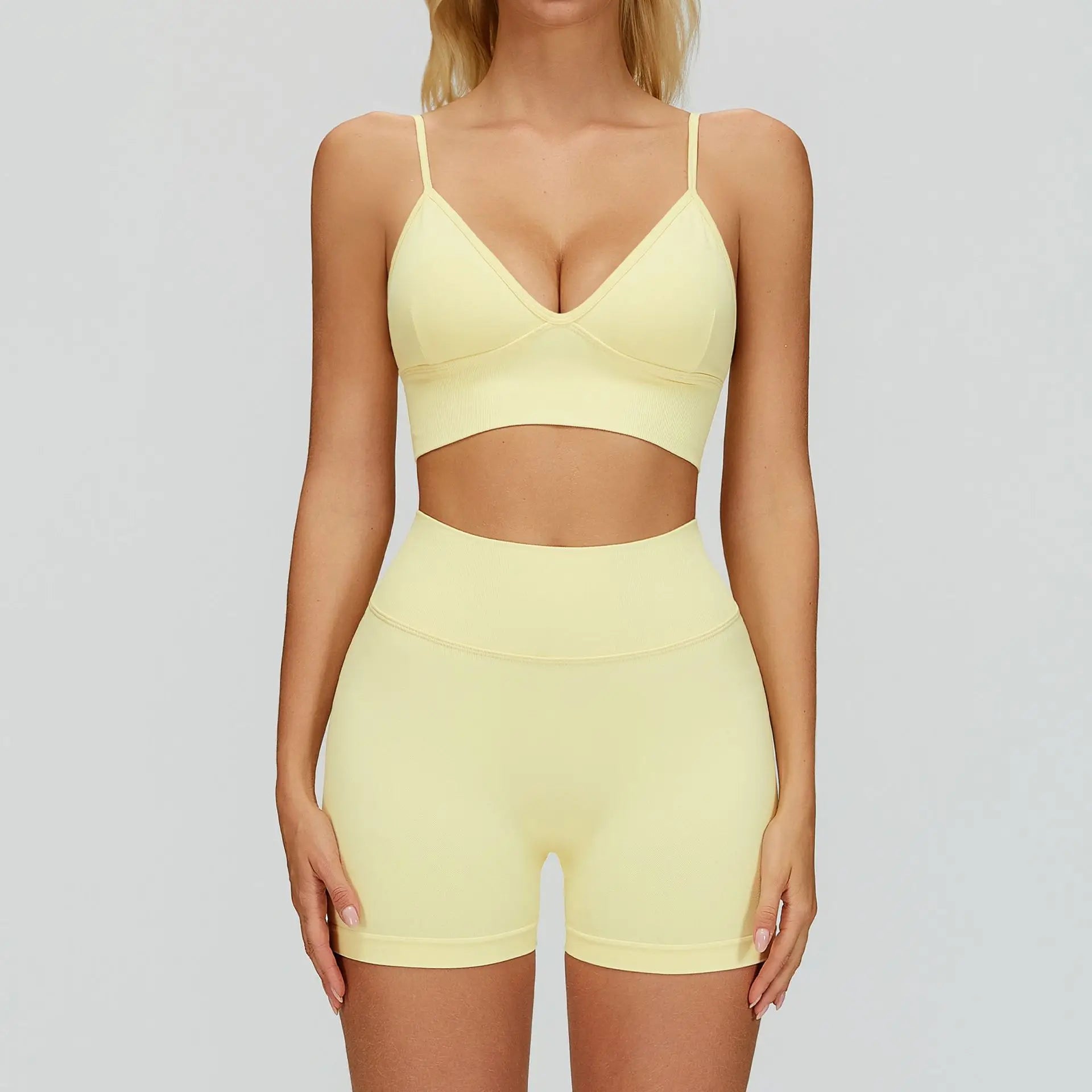 Conjunto Yoga Mujer MIketI Sin Costuras - Transpirable y Elástico