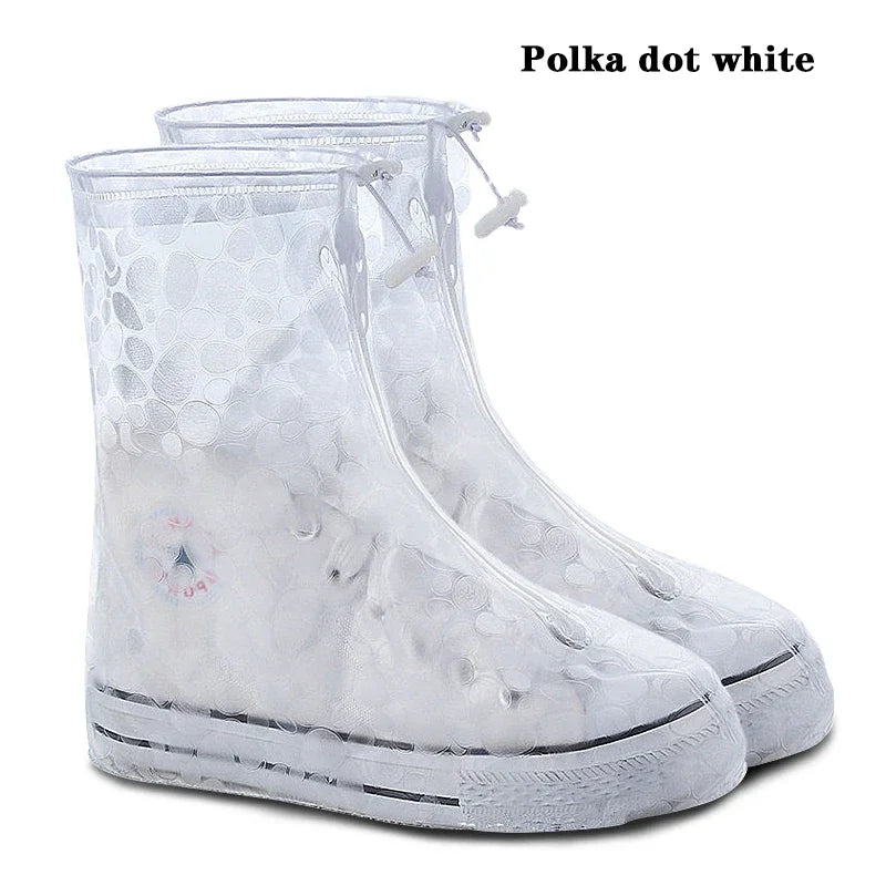 Reusable waterproof shoe covers by Corporación Turística, showing clear protective design for footwear in the image.