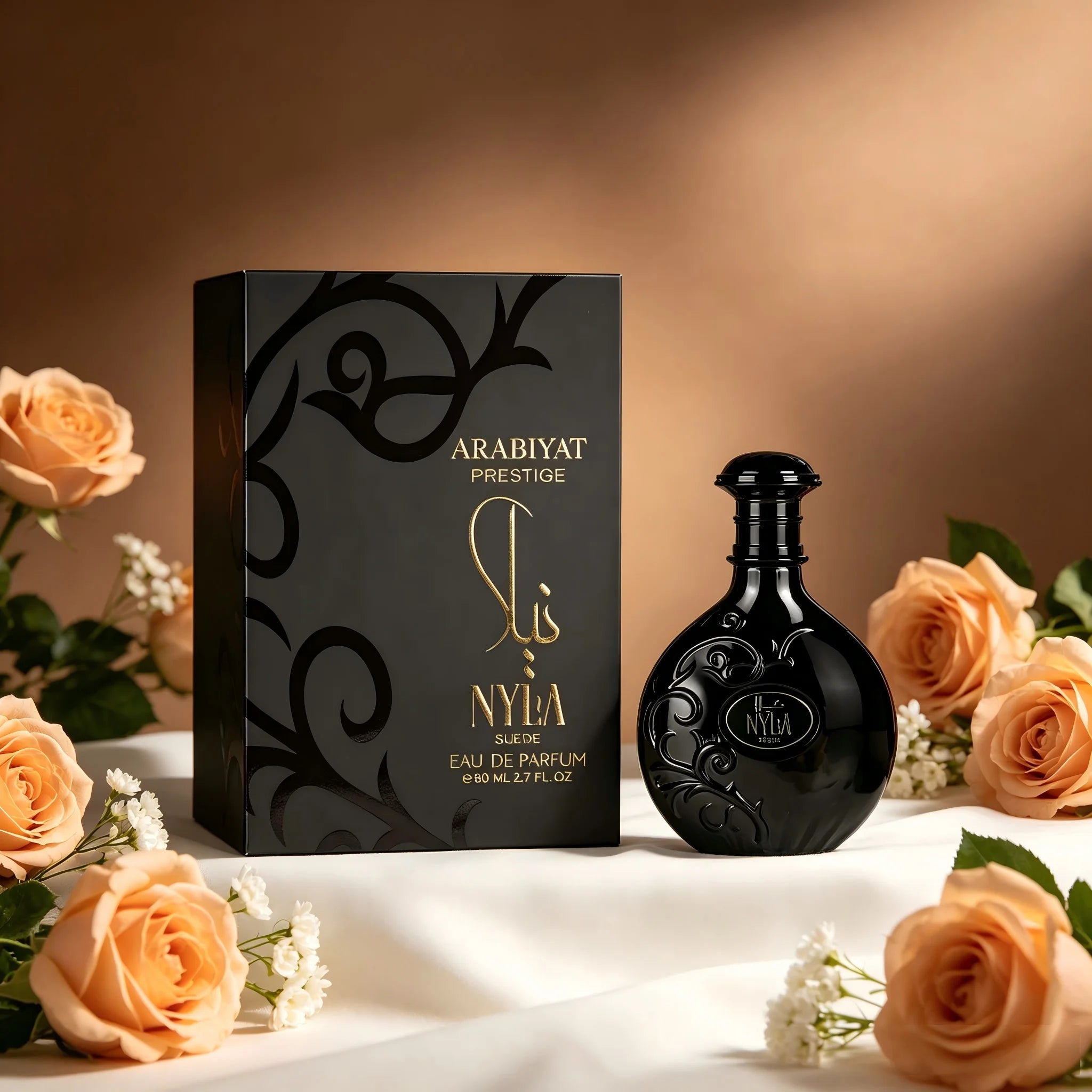 Perfume Arabiyat Nyla Suede Eau de Parfum de 2.7 Fl Oz, f...