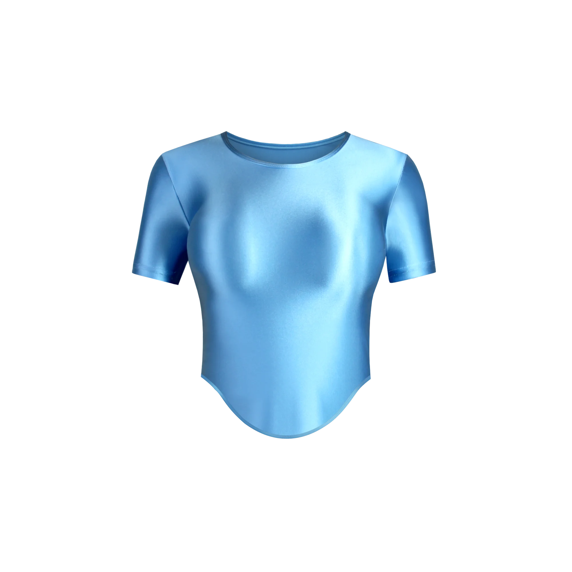 Camiseta elástica brillante y suave para mujer MJINM, cam...