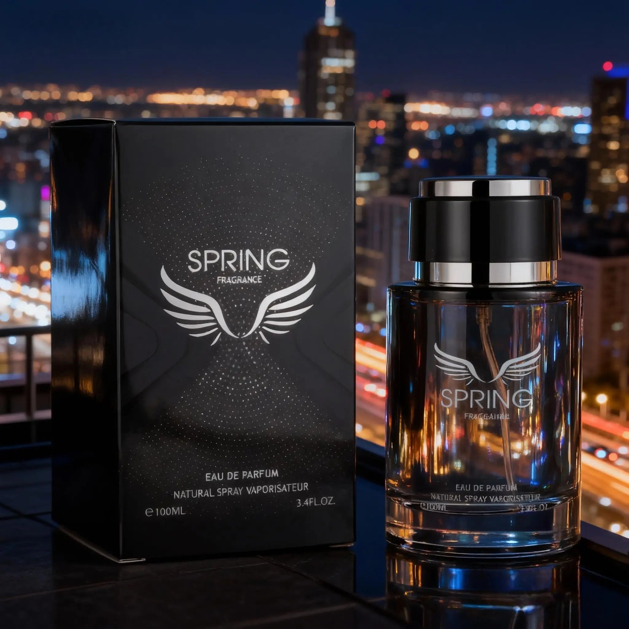 100ml SPRING Eau de Parfum para Hombre, Colonia de Larga ...