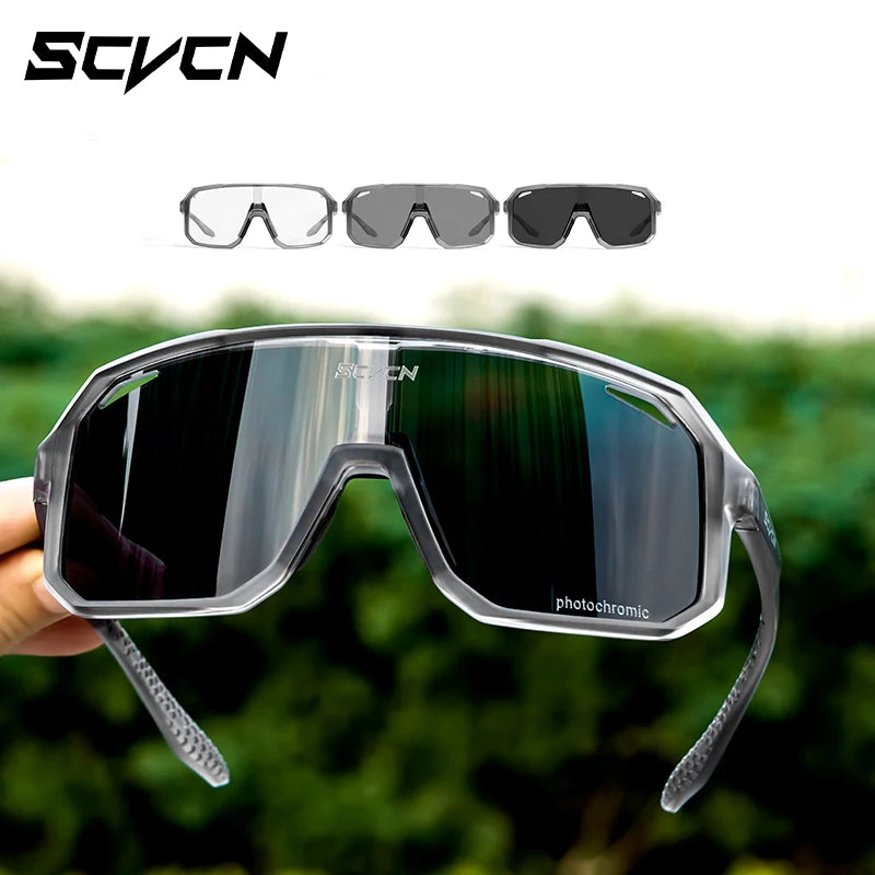 SCVCN Gafas Fotocromáticas Ciclismo UV400 Deportivas Unisex