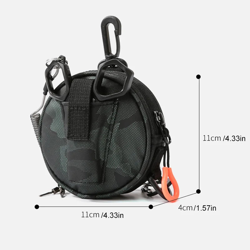 Bolsa táctica Molle, bolsa colgante para sedal de pesca c...