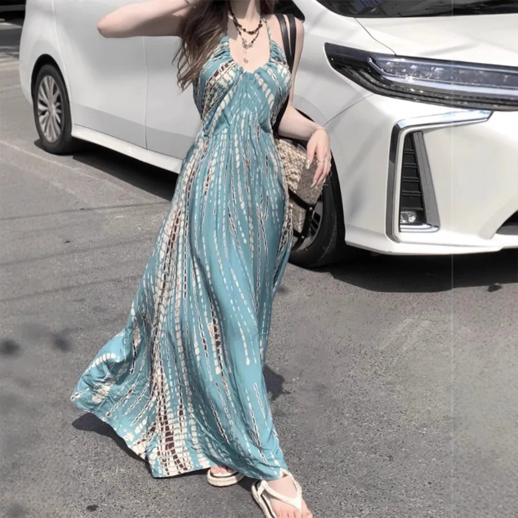 Vestido Bohemio de Verano para Mujer - Nuevo Estilo Franc...