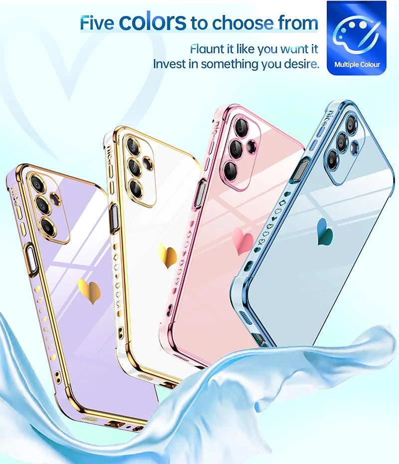 Luxury gold-plated Samsung Galaxy S24/S23 Ultra case by Corporación Turística, featuring a sleek, shiny design and precise fit.