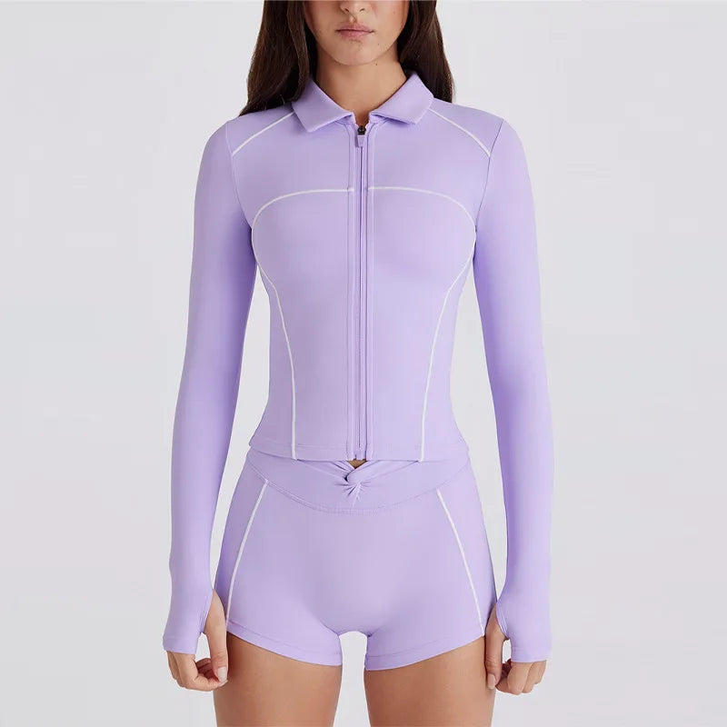 Nueva ropa de yoga de secado rápido, moda deportiva de ma...