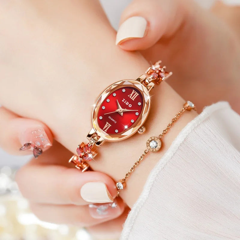 Relojes UTHAI V22 para mujer, reloj femenino ligero de lu...