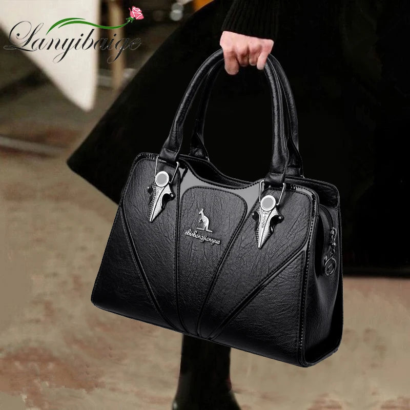 Luxury designer handbags for women, stylish and elegant bags from Corporación Turística, showcasing high-end fashion accessories.