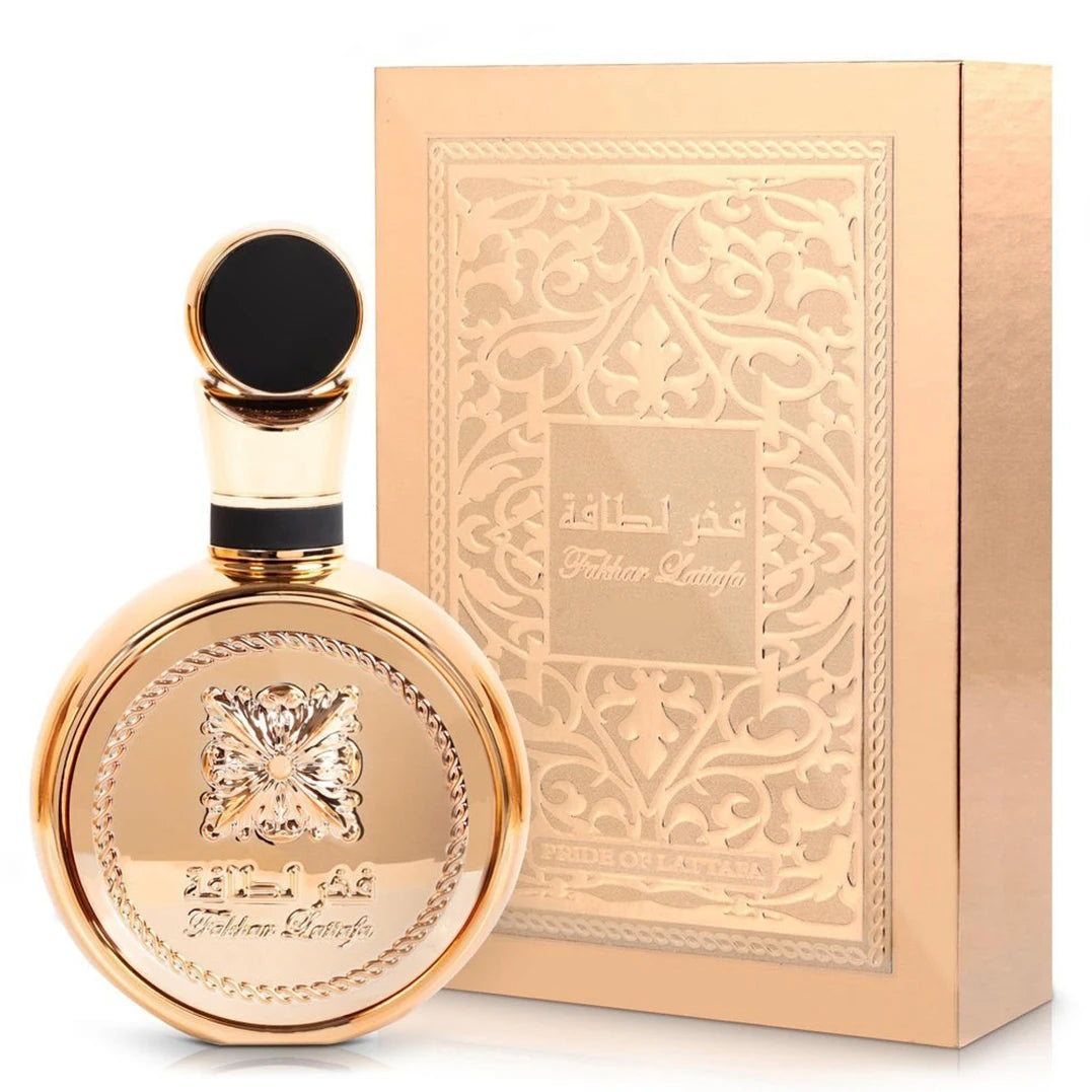 Fakhar Gold Extrait - 3.4 Oz/ 100 ml, Floral, Ámbar, Amad...