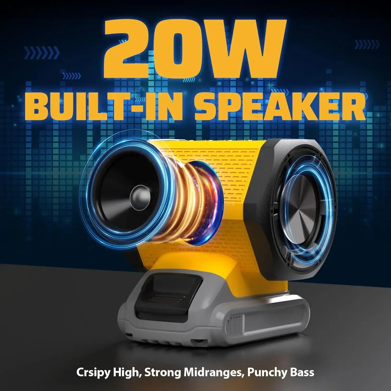 Altavoz Bluetooth Makita 18V/20V + USB-C | Sonido Potente y Versátil