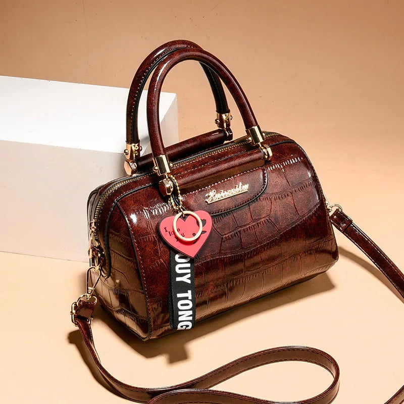 Bolso de hombro de diseño de lujo para mujer, Bolso de ma...