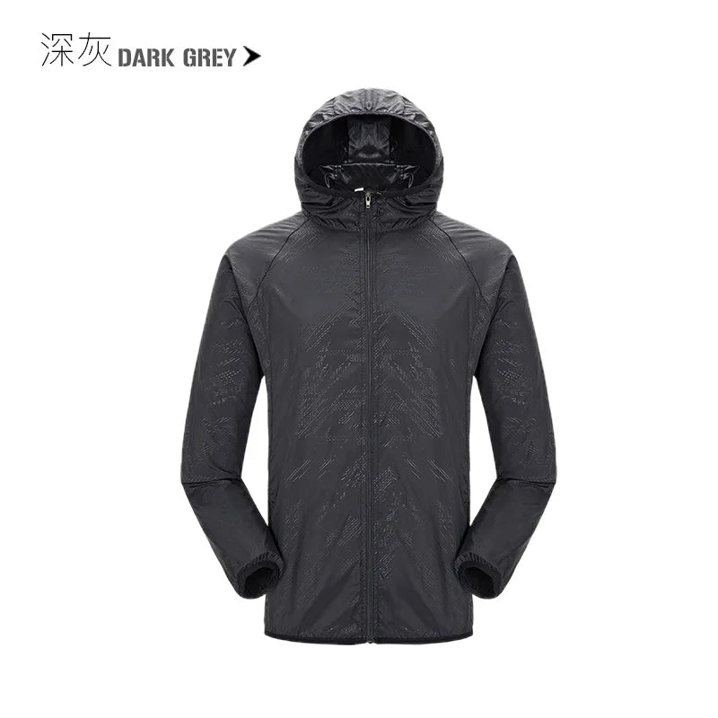 Chaqueta de lluvia para acampar para hombre y mujer, ropa...