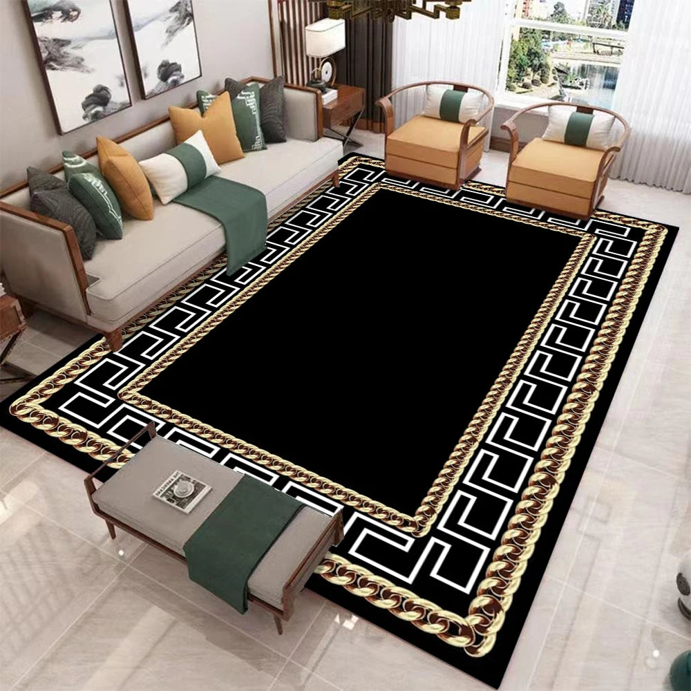 Alfombras geométricas, alfombras nórdicas de lujo para sa...