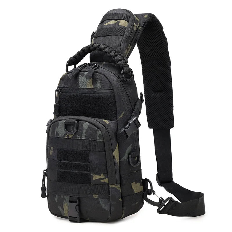 Bolsa de pecho para acampar, mochila táctica para hombre,...