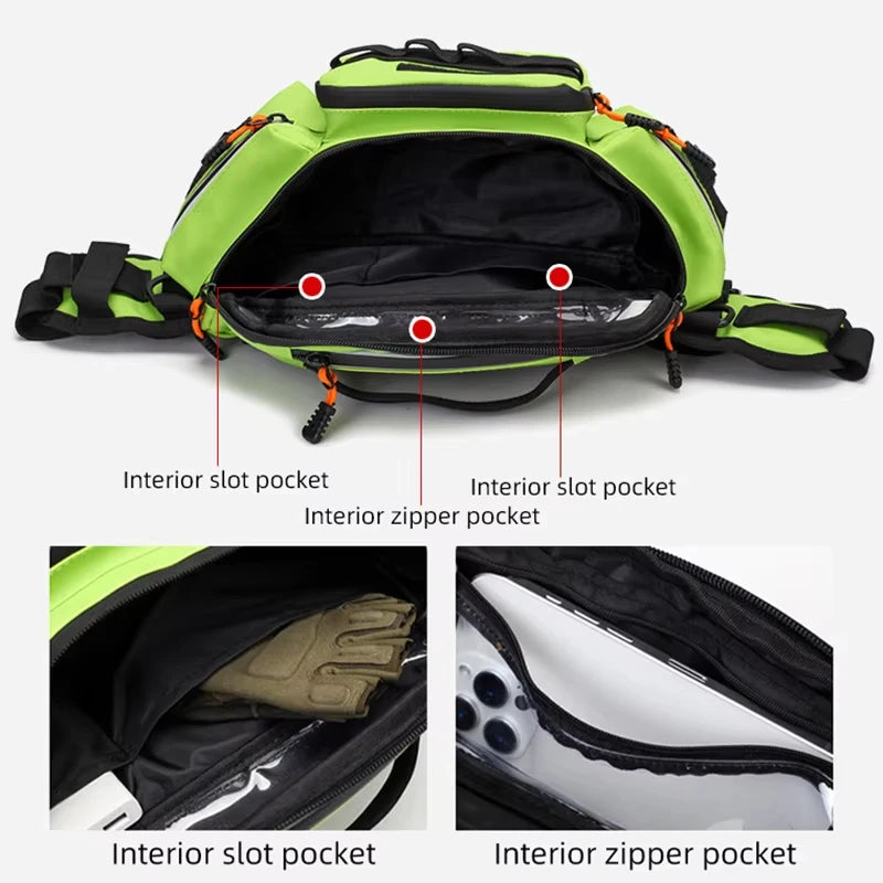 Riñonera táctica Molle para hombre, bolsa de viaje para c...