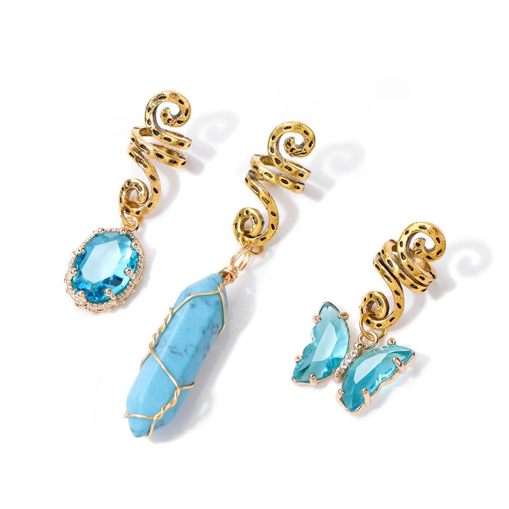 Colgante de piedra Natural para mujer y niña, accesorios ...