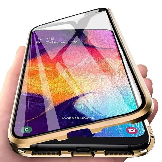 Magnetic metal protection case for S... by Corporación Turística, 360° full coverage, durable and sleek design.