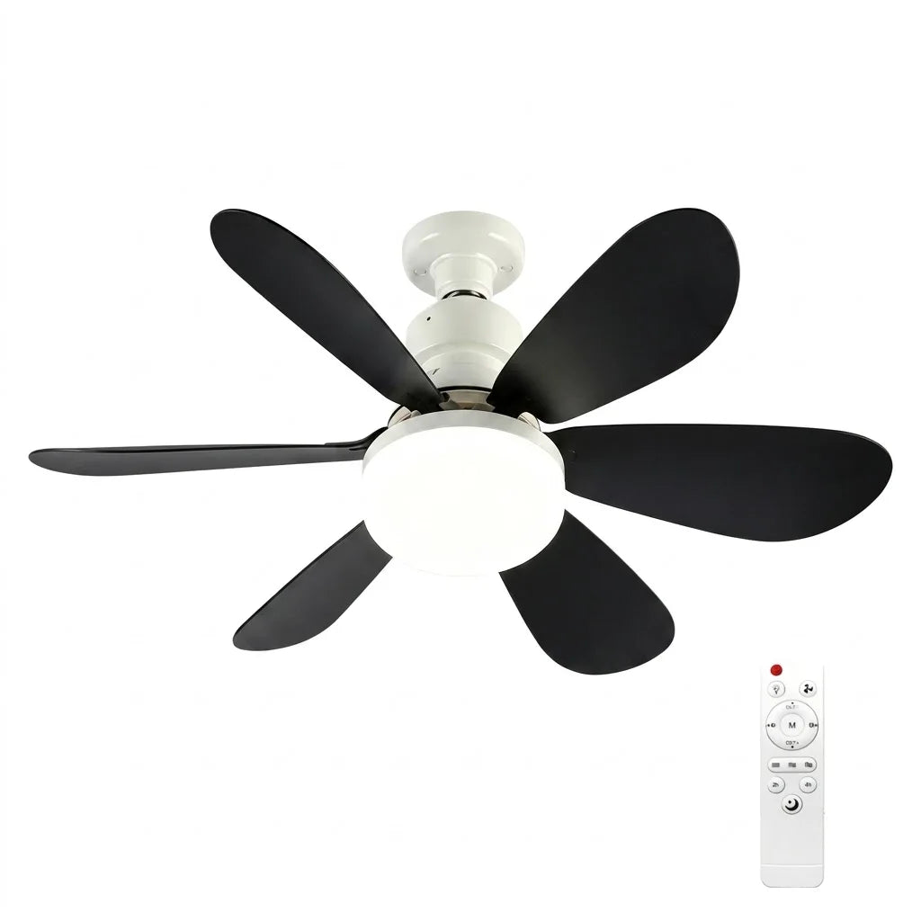 Ventilador Techo LED 40W E27 con Control Remoto - Silencioso y Moderno