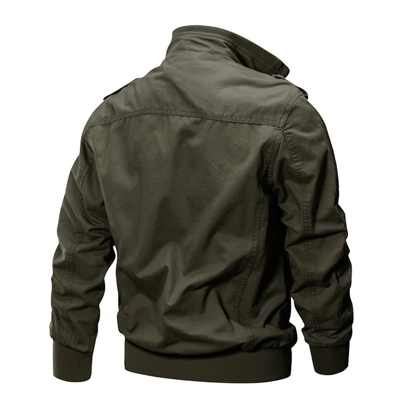 Chaquetas Cargo Camuflaje Hombre | Otoño/Primavera | Bolsillos Múltiples