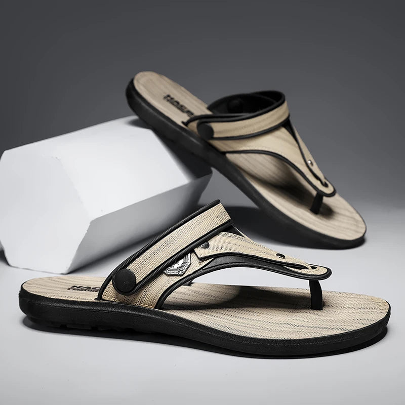 Chanclas de tendencia para hombre, zapatillas clásicas pa...