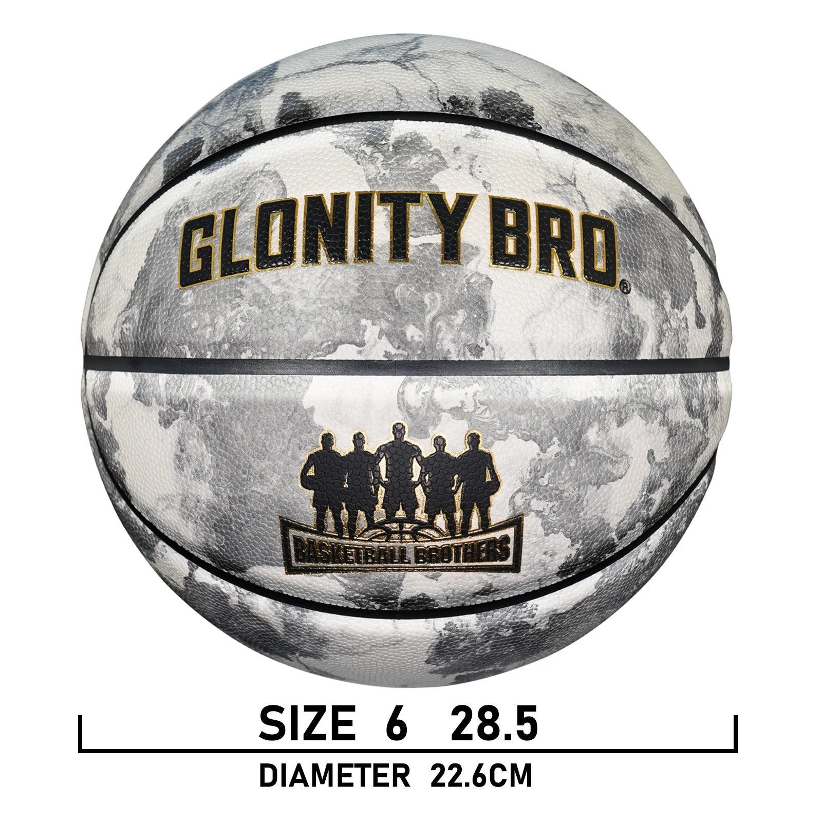 Balón Baloncesto Luminoso Oficial 7 | Glonity Bro | Duradero Verde