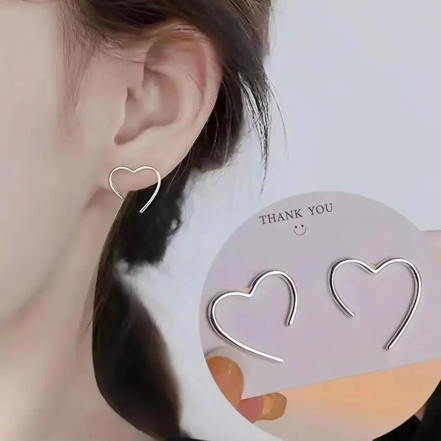 Pendientes colgantes de circonio de moda coreana para muj...