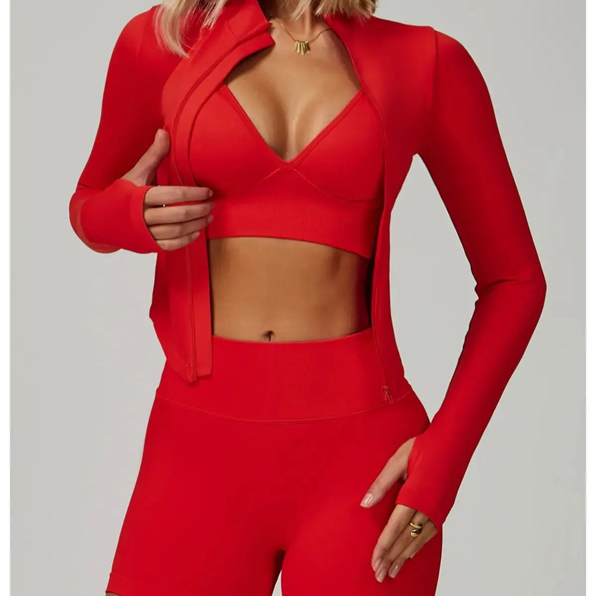 Conjunto de Yoga Deportivo sin Costuras de 2/3 Piezas par...