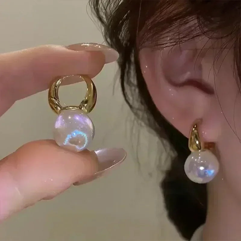 Nuevos pendientes cuadrados de circonita de cristal marró...