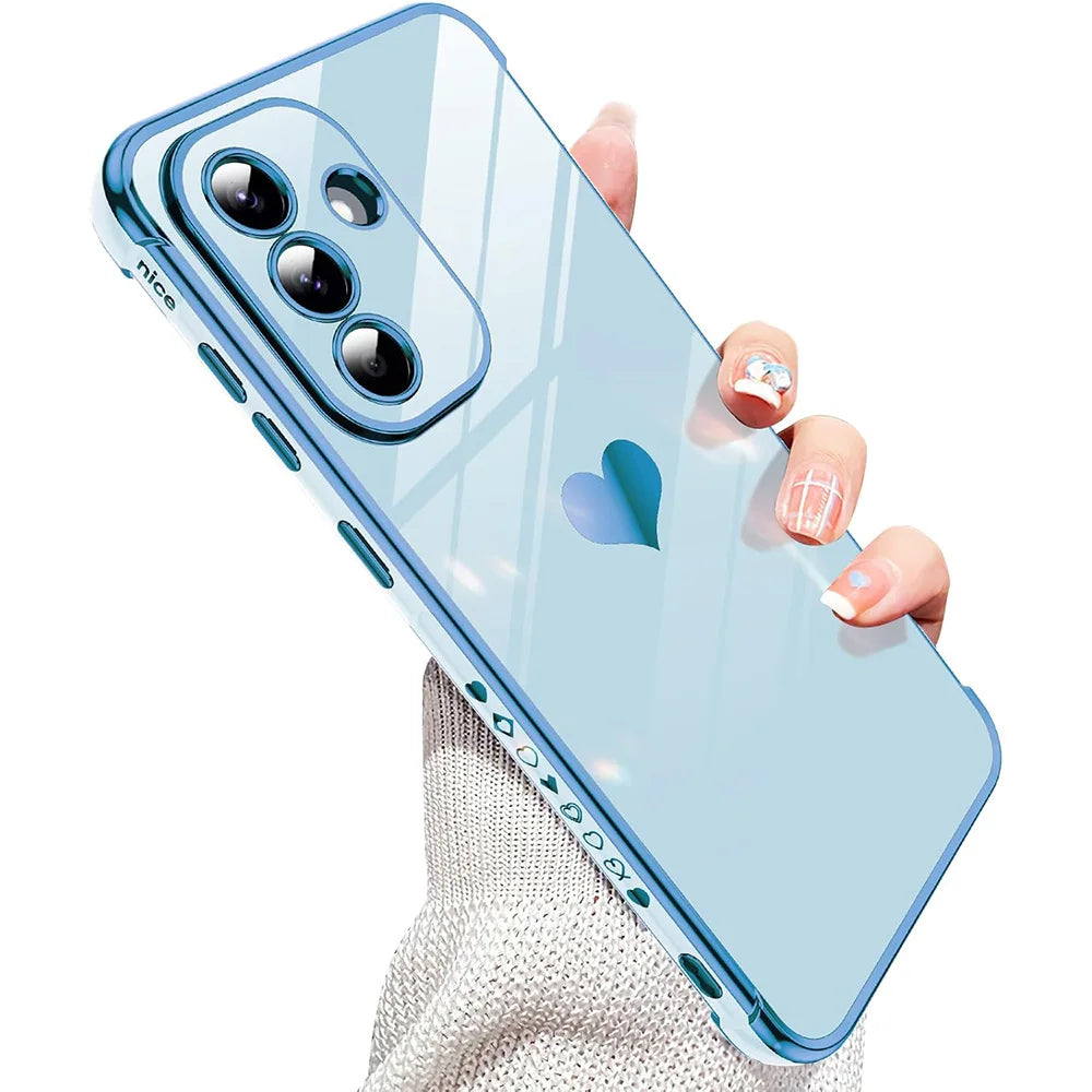 Soft silicone luxury case for Samsung Galaxy S9, featuring a sleek, shiny finish and precise cutouts for buttons and camera.