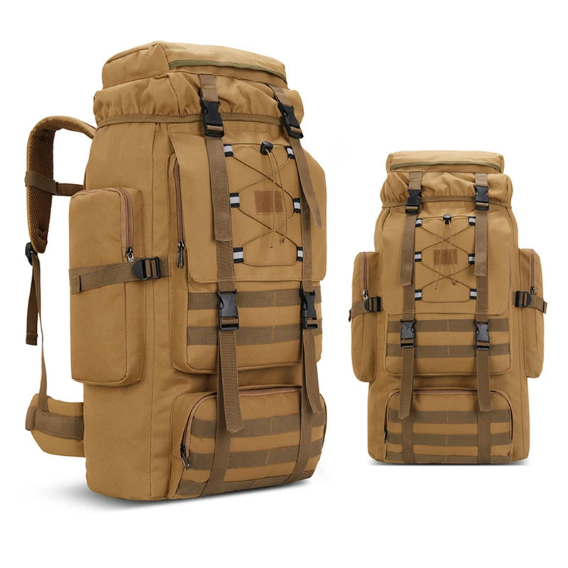 Mochila grande para acampar, bolsa de equipaje de viaje d...