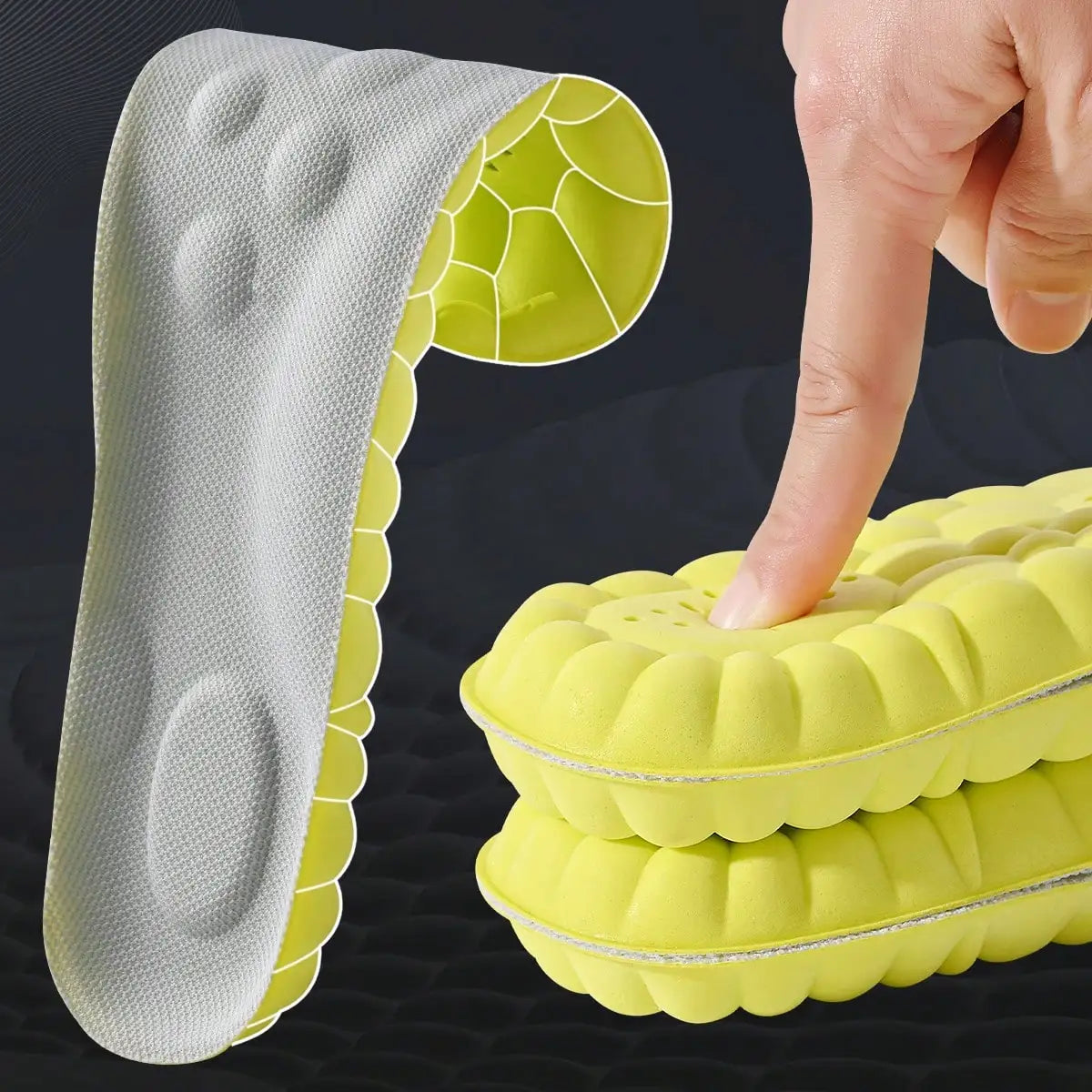 Plantillas Deportivas Látex COSYLEE: Suaves, Transpirables, Soporte Arco