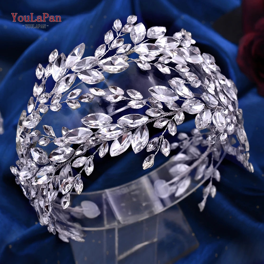 Handmade YouLaPan imitation diamond belt with sparkling stones, stylish accessory for women, featuring intricate craftsmanship and elegant design.