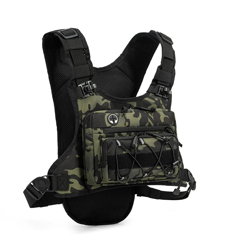 Bolsa Táctica, Chaleco con Bolsillos Frontales, Mochila p...