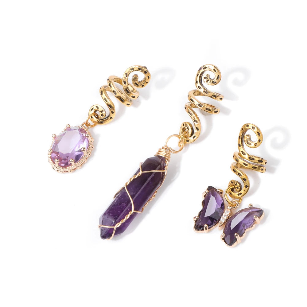 Colgante de piedra Natural para mujer y niña, accesorios ...