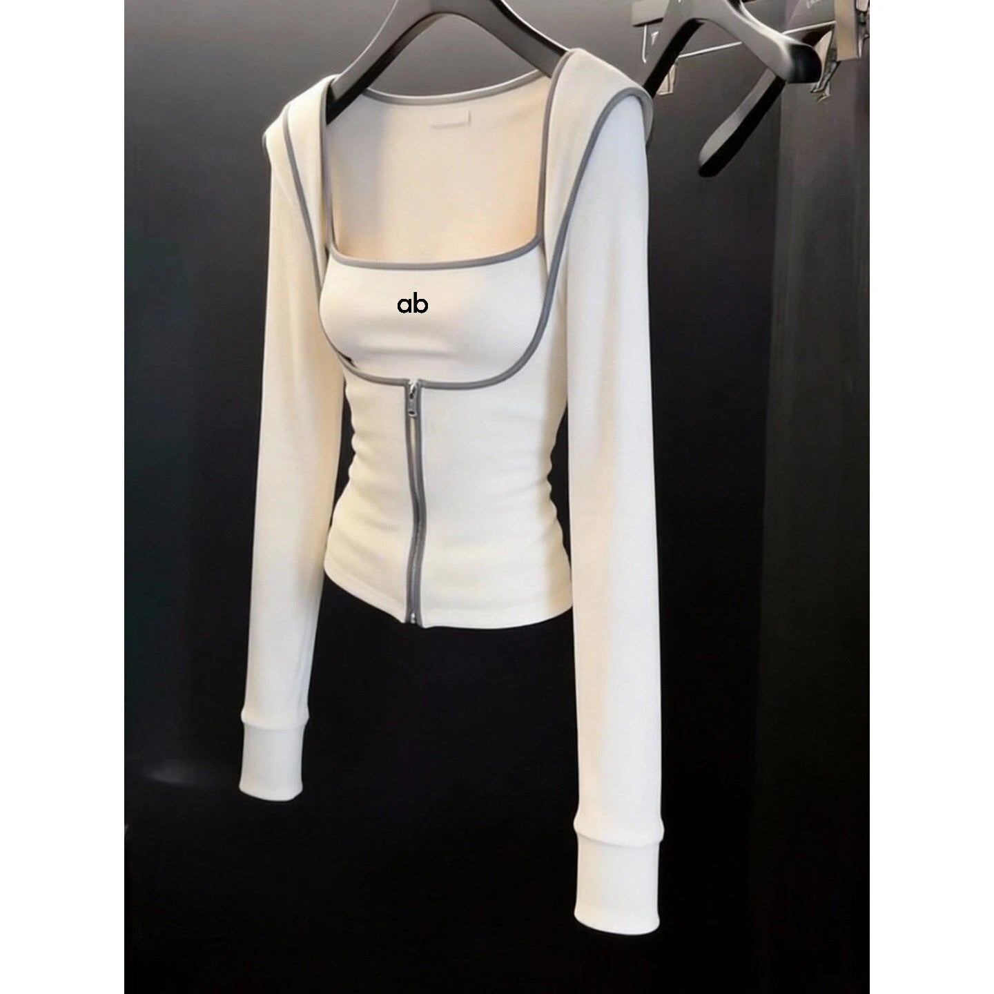 Conjunto de Yoga para Mujer de 2 Piezas: Cárdigan Blanco ...