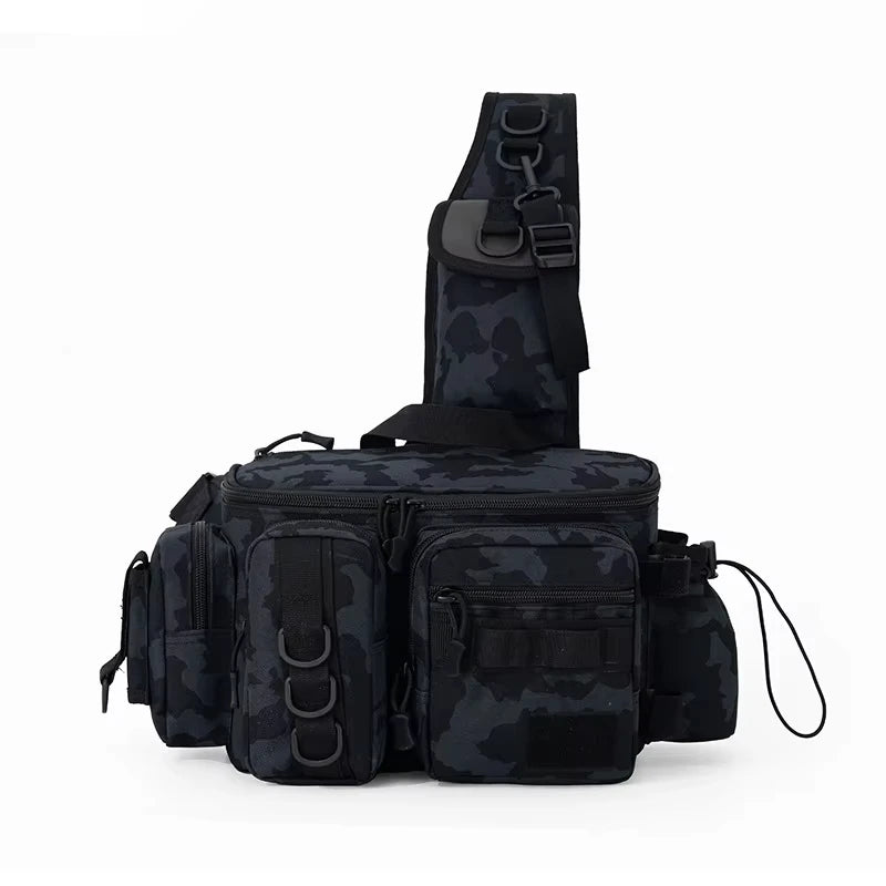 Mochila de Viaje para Camping, Bolsa de Pesca con Soporte...