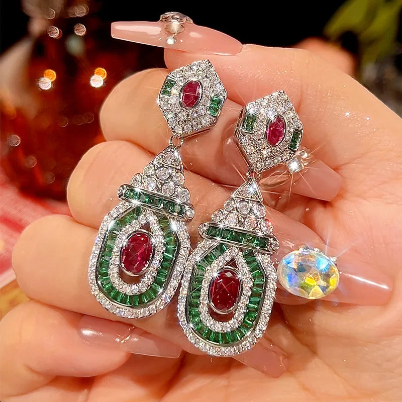 Pendientes colgantes vintage Estilo de moda Pendientes de...
