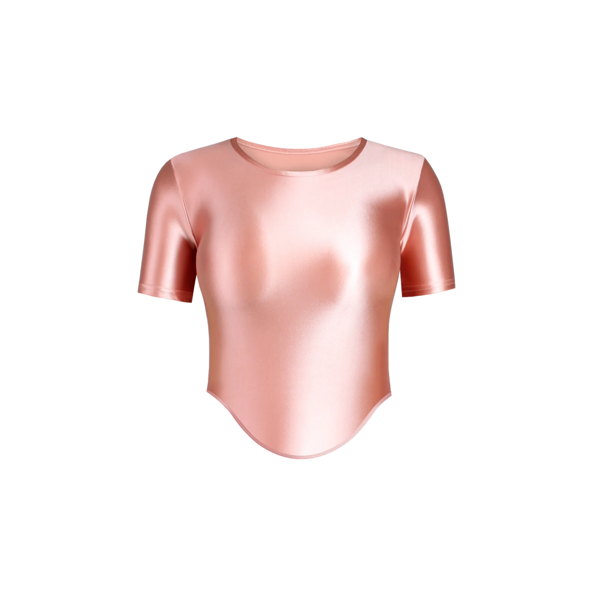 Camiseta elástica brillante y suave para mujer MJINM, cam...