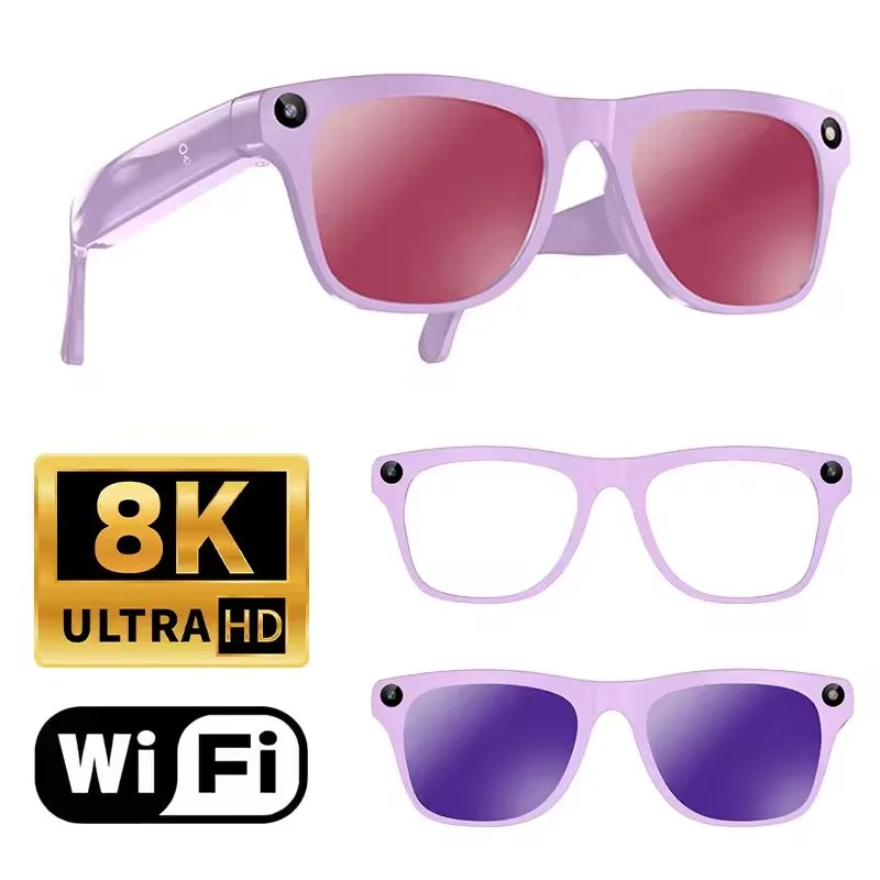 Nuevas Gafas Inteligentes con IA Mejoradas, Cámara de Gra...