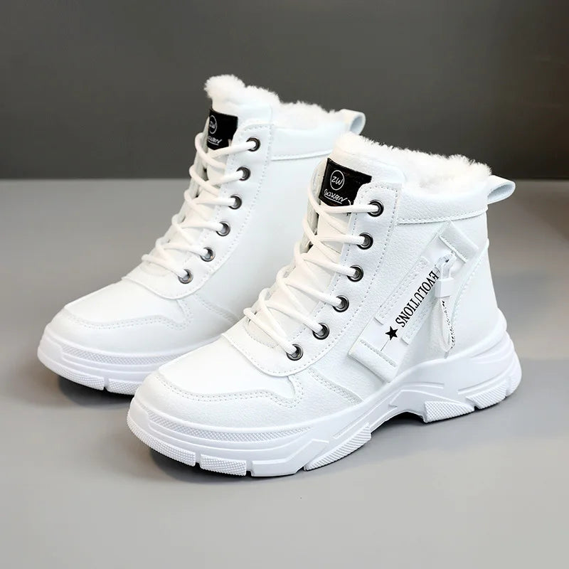 Nuevas botas de invierno para mujer, zapatillas de deport...