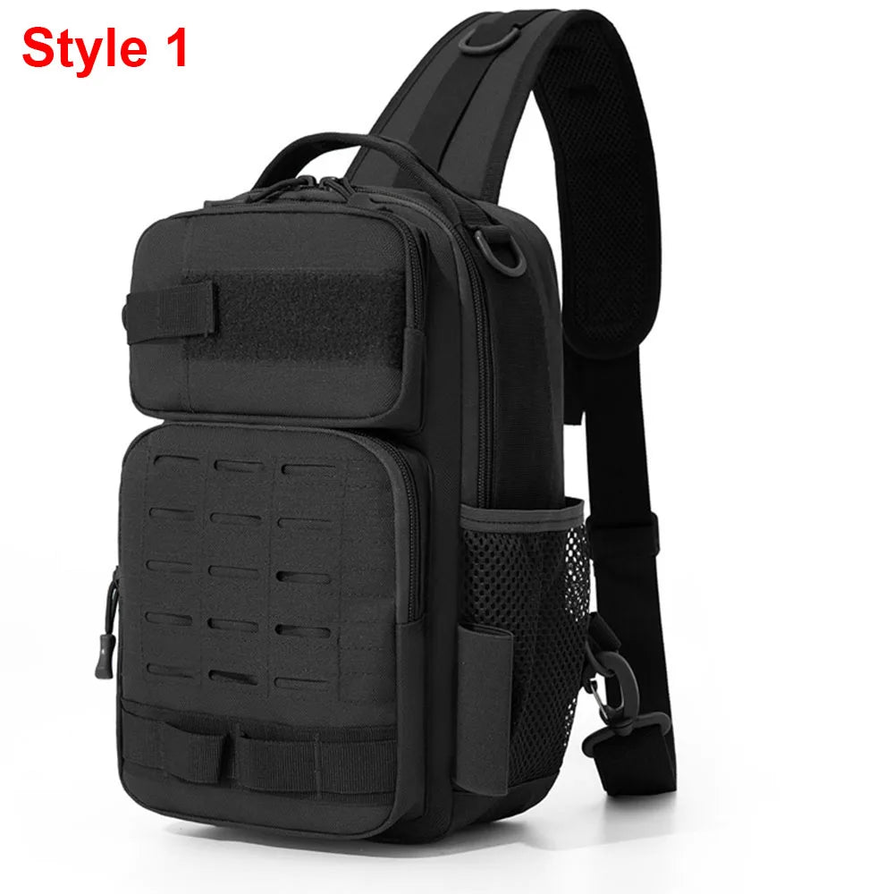 Bolsa de pecho con señuelo de pesca táctica, accesorios p...