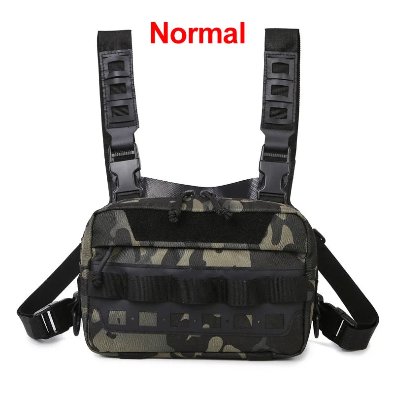 Chaleco Táctico de Campamento para Hombres, Mochila para ...