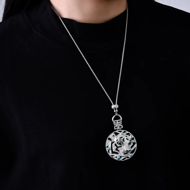 Colgantes de Plata de Ley S925 para Mujer, Nuevo Estilo d...