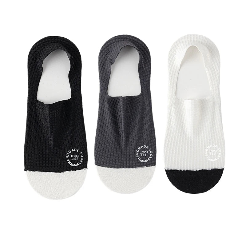 3 pares de calcetines invisibles para hombre, calcetines ...