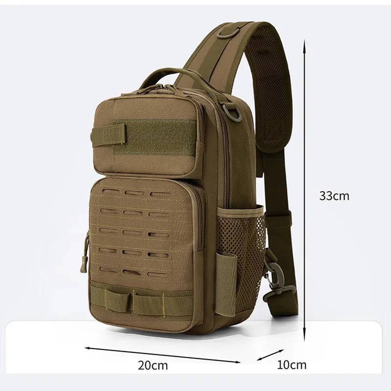 Bolsa táctica de pecho para escalada, accesorios para moc...