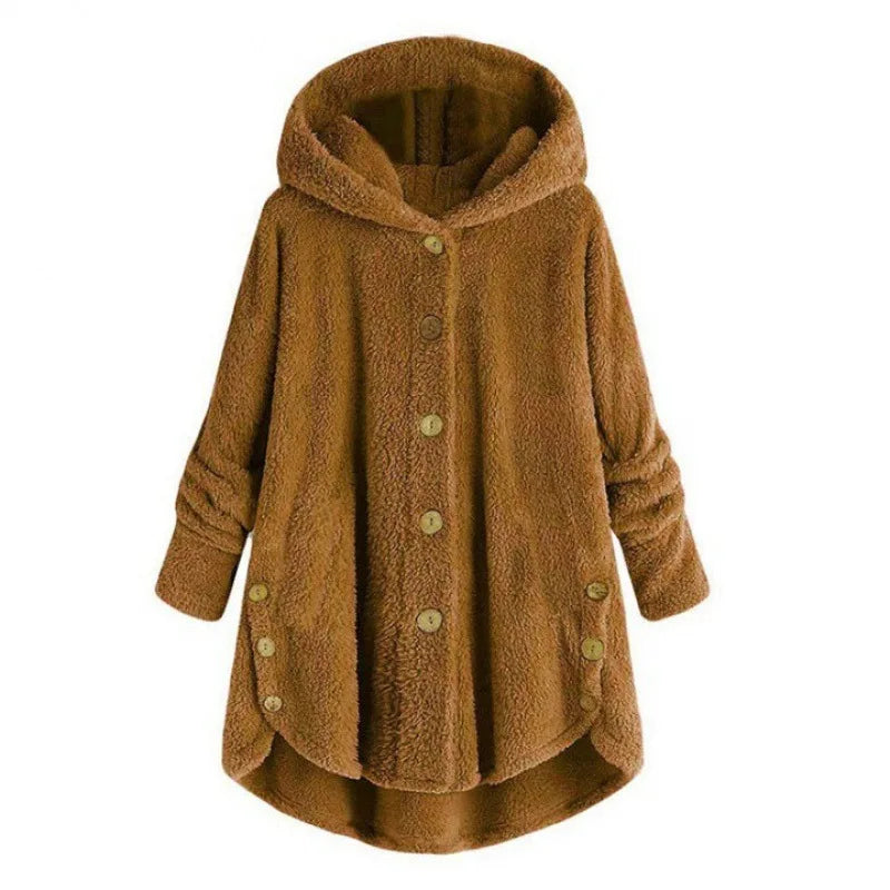 Abrigo de otoño e invierno para mujer, abrigo cálido de o...